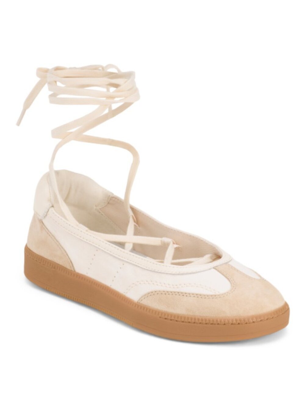 DOLCE VITA Suede Nyomie Lace Up Sneaker Flats